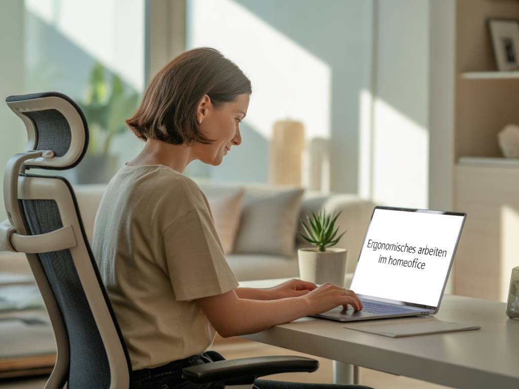 Ergonomisches arbeiten im homeoffice