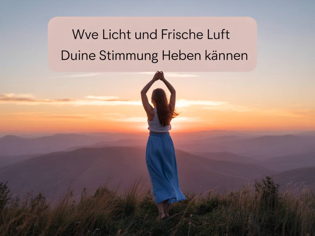Wie licht und frische luft deine stimmung heben können
